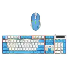 GENERICO - Combo Teclado Y Mouse Retroiluminado M450 Rgb Full Color