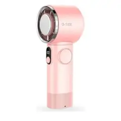INNOVA - Mini Ventilador De Mano Rosa Con Pantalla Digital Enfriamiento Ice Cooling