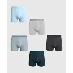PATPRIMO - Pack X5 Bóxer Ajustado Con Elástico X5 Para Hombre Surtido
