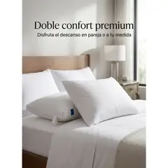 TELEVENTAS COM - Almohadas ajustables híbridas queen pack x2 confort premium