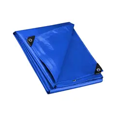 WOLFOX - Lona Impermeable Azul 5x6m Reforzada Multiusos