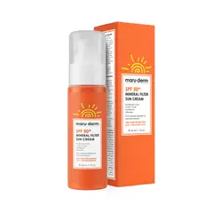 GENERICO - Protector solar SPF 50+ con filtro 100% mineral Maruderm 50 ml