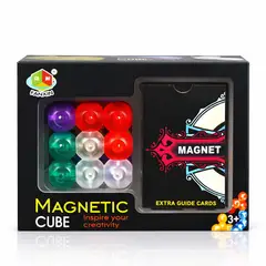 JUGANDO Y EDUCANDO - Cubo De Rubik De Actividades Esferas Magnéticas Para Niños