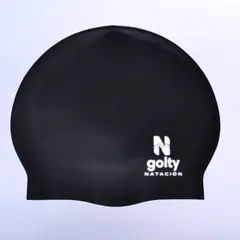 GOLTY - Gorro De Natación Para Adultos Unisex Negro