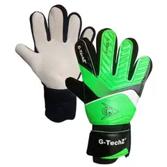 GENERICO - Guantes Portero Para Niño /a Fútbol Arquero Football Green Talla: 4
