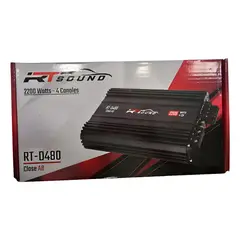 GENERICO - Planta Rt-d480 Audio Clase Ab De 2200w, 4 Ch