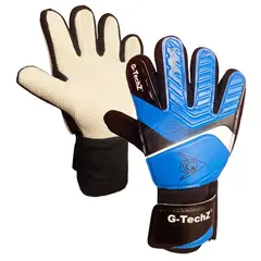 GENERICO - Guantes Portero Para Niño /a Fútbol Arquero Football Blue Talla: 5