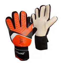 GENERICO - Guantes Portero Para Niño /a Fútbol Arquero Football Orange Talla: 6