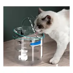 GENERICO - Bebedero Automático Fuente 1.8l Para Gatos Y Perros Mascotas
