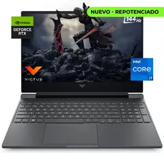 HP - PORTATIL GAMER VICTUS 15 - CORE I7-13620H - RTX 5060 8GB - RAM 64GB - 512GB SSD - 15.6” FHD 144Hz