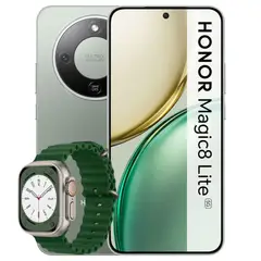 HONOR - Celular Magic 8 Lite 8Gb Ram 256Gb 5G Verde + Obsequio Reloj H8