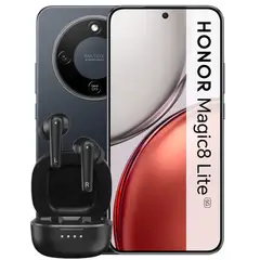 HONOR - Celular Magic 8 Lite 8Gb Ram 256Gb 5G Negro + Obsequio Audifonos Genius