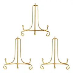 CHINA GLAZE - Soporte Base Porta Platos Metalico x 3 unds