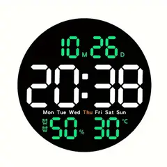 CHINA GLAZE - Reloj Alarma Digital Led Pared