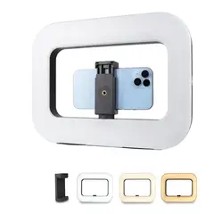 GENERICO - Aro De Luz Led Rectangular Portátil Para Celular Video Blog