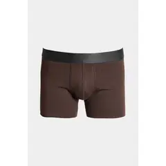 KOAJ - Bóxer brief-medio café oscuro con diseños de puntos Hombre