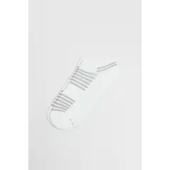 KOAJ - Medias tobilleras a rayas unicolores con texturas y aju Mujer