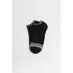 KOAJ - Medias unicolores tobilleras con diseño en contraste Hombre