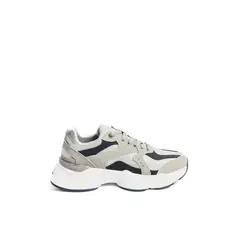 KOAJ - Tenis chunky-dep en color gris con piezas en contraste Hombre