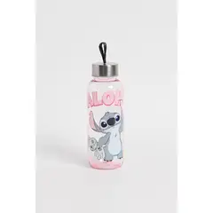 KOAJ - Botella unicolor con tapa y diseño de Lilo y Stitch Mujer