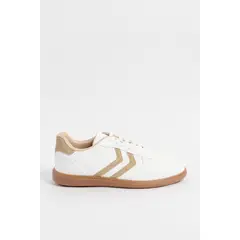 KOAJ - Tenis urbanos en color crema con contraste kaki y suela Hombre