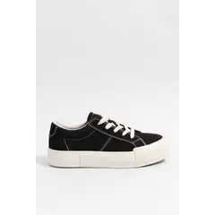 KOAJ - Tenis urbanos tipo skate, total color negro. Hombre