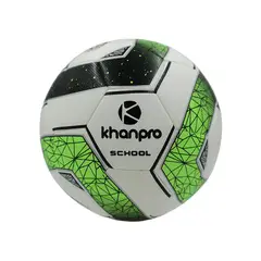 KHAN PRO - Balón de Futbol Para Entrenamiento School Verde Khanpro 3 - Grama Natural