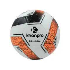 KHAN PRO - Balón de Futbol Para Entrenamiento School Naranja Khanpro 3 - Grama Natural