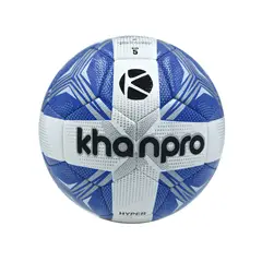 KHAN PRO - Balón de Fútbol Profesional Hyper Azul Khanpro 5 - Grama Sintetica y Natural