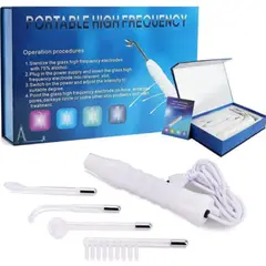 GENERICO - Alta Frecuencia Portátil Facial Y Corporal 4 Electrodos