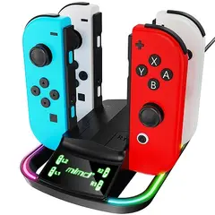 GENERICO - Base de Carga MIMD Compatible Nintendo Switch Joy-Con