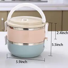 GENERICO - LONCHERA PORTA COMIDA 2 NIVEL