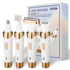 GENERICO - Máquina Depiladora 4 En 1 Recargable Mujer Facial Corporal