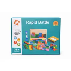 JUGANDO Y EDUCANDO - Juego De Mesa Madera De Velocidad Mental Para Niños Familia