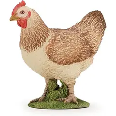 PAPOS - Figura Coleccionable Gallina Roja Pitado A Mano Papo Niños