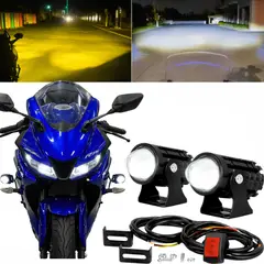 GENERICO - Exploradoras Led Moto Alta Potencia Antiniebla 16.000 Lm Kit