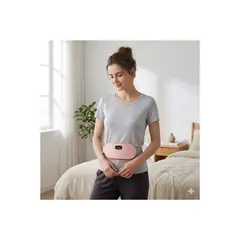 GENERICO - Almohadilla Rosada con Cinturón para Colicos Mestruales