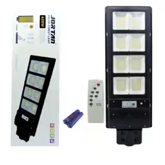 GENERICO - LAMPARA SOLAR JORTAN 400W CON SENSOR + TRIPODE