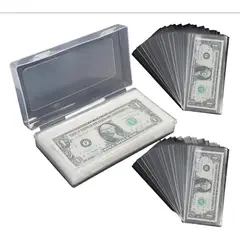 GENERICO - 100 Fundas para Billetes + Estuche