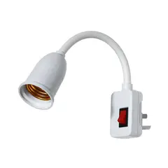GENERICO - ADAPTADOR ROCETA SOPORTE DE BOMBILLO PARA PARED CON INTERRUPTOR