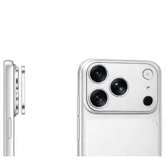 GENERICO - Protector De Camara Para Iphone 17 Pro Plateado
