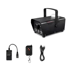 GENERICO - Máquina De Humo 600w Con 3 Luces Led Control Inalámbrico