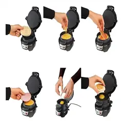 GENERICO - Máquina Para Hacer Sándwich De Desayuno Y Hamburguesas 600w