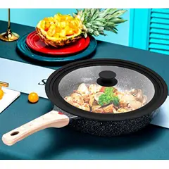 GENERICO - Sartén Multiusos Antiadhente con Tapa 20cm