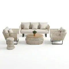 GENERICO - Sala Ferrara 4 Piezas - Cordón para Exterior