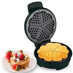 GENERICO - WAFLERA DE DISEÑO DE CORAZON ANTIADHERENTE