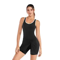 CHAMELA - Enterizo Deportivo Negro 47049