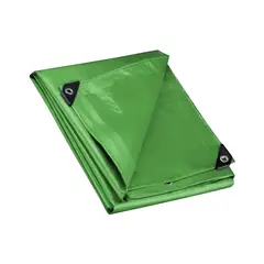 WOLFOX - Lona Impermeable Verde 5x6m Reforzada Multiusos