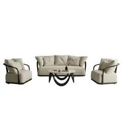 GENERICO - Sala Optimus - 5 Puestos en Metal y Tapizado