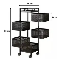 SHADOW - Organizador 6 Niveles Cuadrado Multifuncional